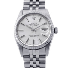 将图像加载到图库查看器中,ROLEX Datejust W36mm Stainless Steel Silver Dial16030