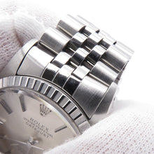 将图像加载到图库查看器中,ROLEX Datejust W36mm Stainless Steel Silver Dial16030