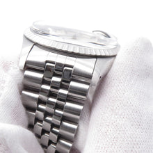 将图像加载到图库查看器中,ROLEX Datejust W36mm Stainless Steel Silver Dial16030
