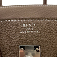 将图像加载到图库查看器中,HERMES Birkin Etoupe Togo Leather Size 25