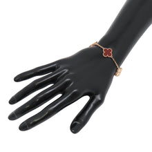 Load image into Gallery viewer, Van Cleef & Arpels Vintage Alhambra 5 Motif BraceletVCARP7RP00 18K Pink Gold