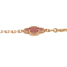 Load image into Gallery viewer, Van Cleef & Arpels Vintage Alhambra 5 Motif BraceletVCARP7RP00 18K Pink Gold