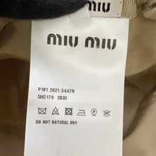 Load image into Gallery viewer, MIUMIU Baseball Cap Size M Beige5HC179 Cotton100%