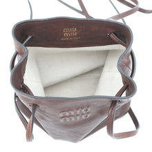 将图像加载到图库查看器中,MIUMIU Nappa Leather Mini Bag Brown5NF460 Leather