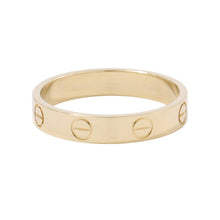 Load image into Gallery viewer, CARTIER Mini Love Ring Size 54/#14 SmallB4085054/B4085000 18K Yellow Gold