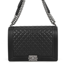 Load image into Gallery viewer, CHANEL Boy Chanel ChainShoulder Bag BlackA67087 Lambskin Size 30