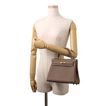 Load image into Gallery viewer, HERMES Kelly Retourne Etoupe Togo Leather Size 25