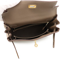 Load image into Gallery viewer, HERMES Kelly Retourne Etoupe Togo Leather Size 25