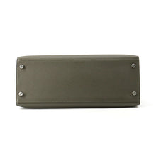 将图像加载到图库查看器中,HERMES Kelly Sellier Vert Gris Epsom Size 28