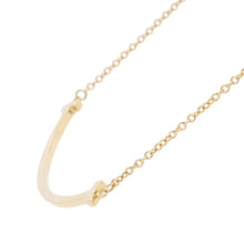 Load image into Gallery viewer, TIFFANY&Co. T Smile Necklace Size Small60011679 18K Yellow Gold