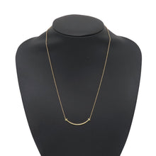 Load image into Gallery viewer, TIFFANY&Co. T Smile Necklace Size Small60011679 18K Yellow Gold