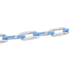 将图像加载到图库查看器中,Bottega Veneta Chain Bracelet Size S Light Blue SV925 Light BlueEnamel
