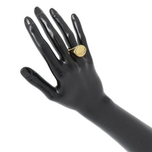 Load image into Gallery viewer, Bottega Veneta Oval Signet Ring Size 23763202 SV925