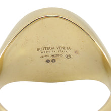 Load image into Gallery viewer, Bottega Veneta Oval Signet Ring Size 23763202 SV925
