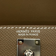 将图像加载到图库查看器中,HERMES Mini Kelly 2 Etoupe Epsom