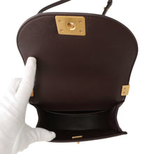 将图像加载到图库查看器中,CHANEL Boy Chanel ChainShoulder Bag BrownAS3350 Caviar Leather
