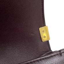 将图像加载到图库查看器中,CHANEL Boy Chanel ChainShoulder Bag BrownAS3350 Caviar Leather