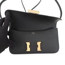 Load image into Gallery viewer, HERMES Constance Elan Miroir Black Epsom
