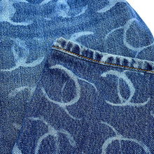 Load image into Gallery viewer, CHANEL CC Logo Denim Pants Size 36 BlueP74549 Cotton100%