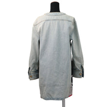 将图像加载到图库查看器中,CHANEL Long denim jacket Size 38 BlueP70179 Cotton100%