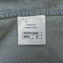 将图像加载到图库查看器中,CHANEL Long denim jacket Size 38 BlueP70179 Cotton100%