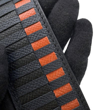 Load image into Gallery viewer, HERMES Bandouliere Tressage de Cuir Blue/Orange/Black Epsom