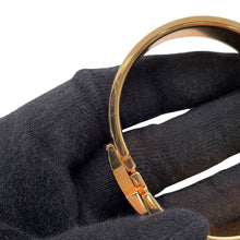 Load image into Gallery viewer, HERMES ClicH Bangle Size PM Marong rasse Enamel Gold Plated