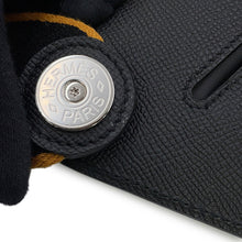 将图像加载到图库查看器中,HERMES Petite course Black Epsom