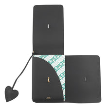 将图像加载到图库查看器中,HERMES Notebook cover Carnet Secret Black Swift Leather