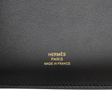 将图像加载到图库查看器中,HERMES Notebook cover Carnet Secret Black Swift Leather