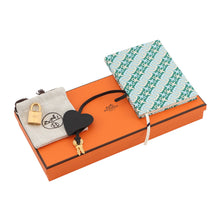 将图像加载到图库查看器中,HERMES Notebook cover Carnet Secret Black Swift Leather