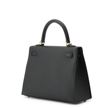 将图像加载到图库查看器中,HERMES Kelly Sellier Black Epsom Size 25