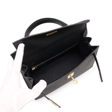 将图像加载到图库查看器中,HERMES Kelly Sellier Black Epsom Size 25