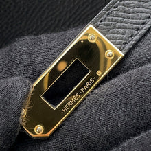 将图像加载到图库查看器中,HERMES Kelly Sellier Black Epsom Size 25