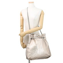 Load image into Gallery viewer, BALENCIAGA Crash Tote Bag MetalicBeige742941 Leather Size Medium