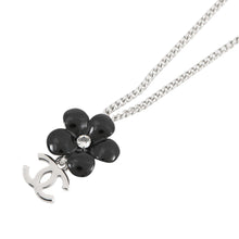 Load image into Gallery viewer, CHANEL Necklace Camellia CC Logo Metal Resin