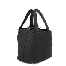 Load image into Gallery viewer, HERMES Picotin Lock Black Taurillon Clemence Size PM