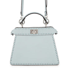 Load image into Gallery viewer, FENDI Peekaboo Selleria I see you Light Blue8BN335 Leather Size Petit