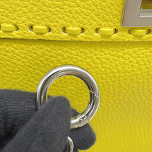 将图像加载到图库查看器中,FENDI Peekaboo Selleria I see you Yellow8BN335 Leather Size Petit