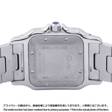 Load image into Gallery viewer, CARTIER Santos Galve LM H41mm×W29mm Stainless Steel K18YG Silver DialW20041C4
