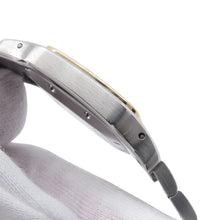 Load image into Gallery viewer, CARTIER Santos Galve LM H41mm×W29mm Stainless Steel K18YG Silver DialW20041C4