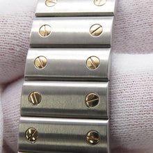 Load image into Gallery viewer, CARTIER Santos Galve LM H41mm×W29mm Stainless Steel K18YG Silver DialW20041C4