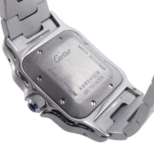 Load image into Gallery viewer, CARTIER Santos Galve LM H41mm×W29mm Stainless Steel K18YG Silver DialW20041C4