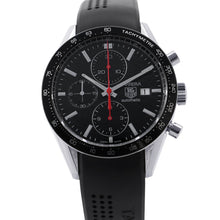 Load image into Gallery viewer, TAG HEUER Carrera Chronograph Tachymeter Racing W41mm Stainless Steel Rubber Black DialCV2014.FT6014