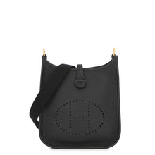 Load image into Gallery viewer, HERMES Evelyne3 Long Black Taurillon Clemence Size TPM