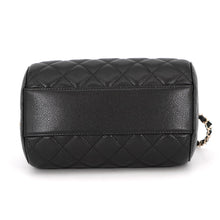 Load image into Gallery viewer, CHANEL Timeless Classics Line Roll Boston Bag BlackAP4474 Caviar Leather
