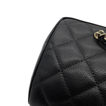 Load image into Gallery viewer, CHANEL Timeless Classics Line Roll Boston Bag BlackAP4474 Caviar Leather