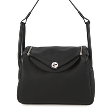 将图像加载到图库查看器中,HERMES Lindy Black Taurillon Clemence Size 30