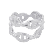 将图像加载到图库查看器中,HERMES Chaine d'Ancre Double Row Ring Size 52/#12 SV925
