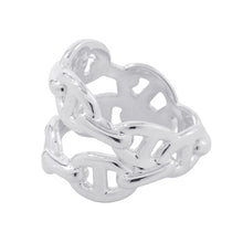 将图像加载到图库查看器中,HERMES Chaine d'Ancre Double Row Ring Size 52/#12 SV925